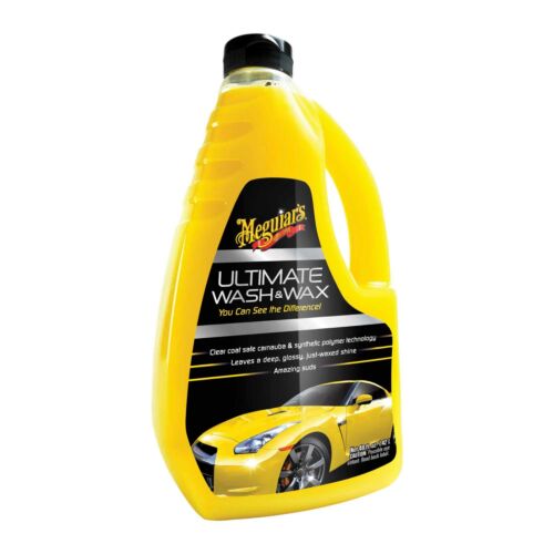 Meguiars Ultimate Wash & Wax Carnauba/polymère protection cire shampooing voiture 1420 ml - Photo 1 sur 1
