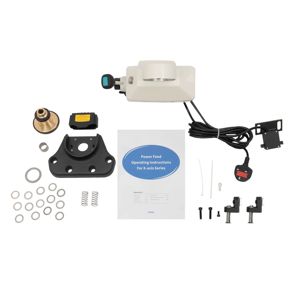 X-axis Power Feed Table Milling Fit Align Power Feed Unit UK Plug Power ...