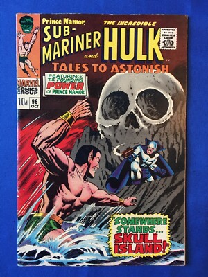 Tales to Astonish #96 FN+ (6.5) MARVEL ( Vol 1 1967) Hulk Sub-Mariner