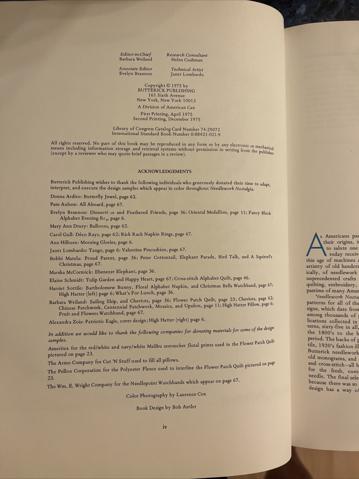 Needlework nostalgia: A collection of authentic needlework designs from t - GOOD