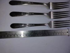 WM ROGERS MFG CO Original PRISCILLA LADY ANN 3 FORKS