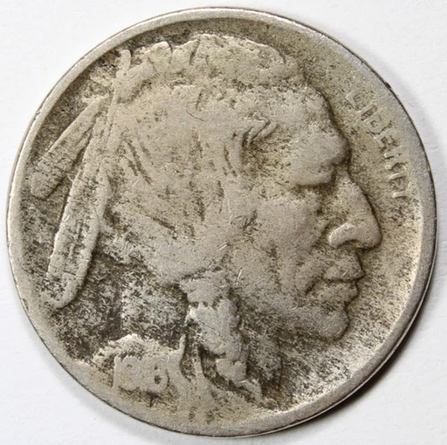 1916-D Buffalo Nickel Fine Details | Semi-Key Date | Free Shipping