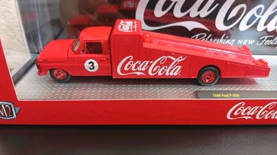変形　コカコーラ M2 Machines Coca-Cola Hauler 1969 Ford F-350 & 1965 Shelby 427