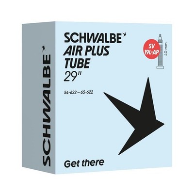 SCHWALBE 29'' / 29+'' AIR PLUS Fahrradschlauch SV19L-AP 54/65-622 Sclaverandventil