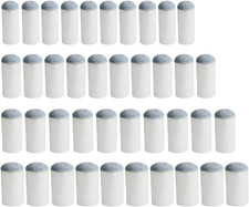 Pengxiaomei 40Pcs Slip on Pool Cue Tips Replacement Billiard Cue Tips 4 Sizes Sl