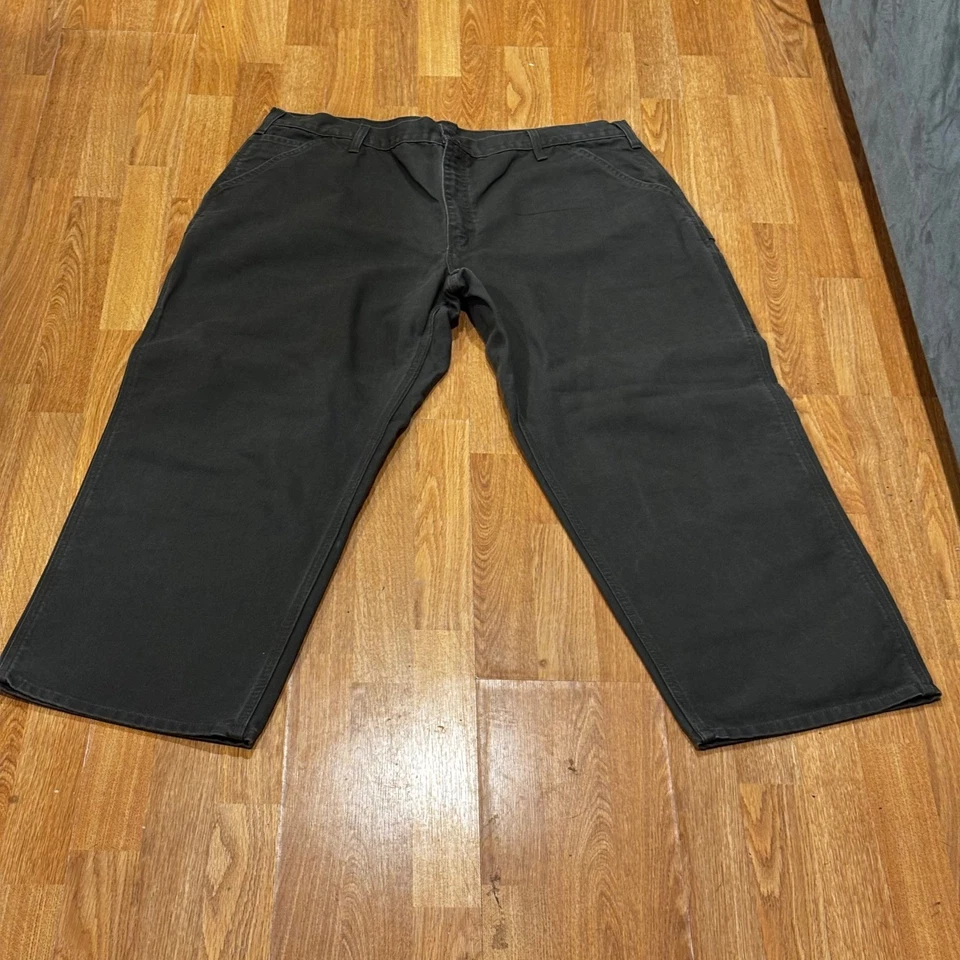 Pantalones de Trabajo Carhartt B11 MOS Caqui Lona Calce Relajado Para Hombres En muy buen estado Talla 42x30 Foto 4 de 4