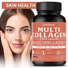 Multi-collagen capsules - care for skin, smooth hair and strong nails