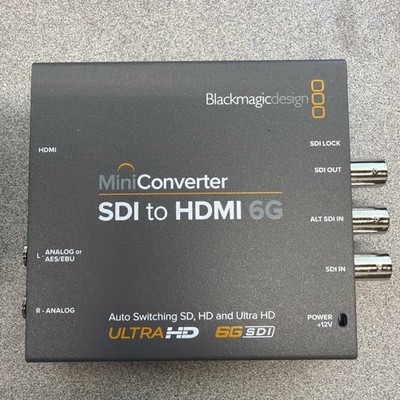 Blackmagic Design Mini Converter SDI to HDMI 6G No power Supply