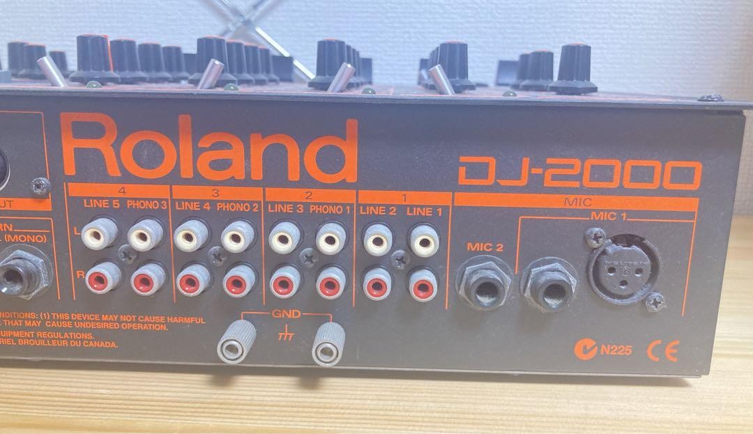 Roland DJ2000 Professional Mixer Rare Untested Vintage DJ