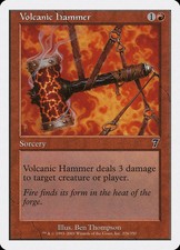 Volcanic Hammer [Seventh Edition] Lightly Played