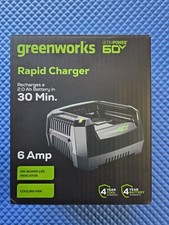Greenworks 662910019 UltraPower 60V, 30 Min Rapid Battery Charger 6 Amp New