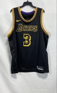Nike LA Lakers Anthony Davis Men's Jersey Black Mamba City Edition Dri Fit XXL