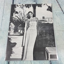 1982 Sexy Lady Hot Body Dress Vintage Print Ad/Poster Pinup Art Magazine Page