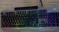 AULA T102 RGB Wired Gaming Keyboard   LED Backlit   Full Size   Tested