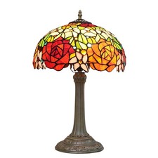 Tiffany Lamp Bedside Table Lamp-Nightstand,Stained Glass Lamp for Bedroom Dor...