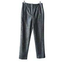Veronica Beard Metallic Stila Straight Leg Pants NWT