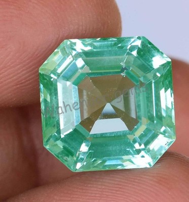 15.35Ct Natural Paraiba Tourmaline Emerald Blue Green Neon Copper Certified Gems