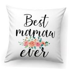 KongMoTree Mamaw Gift Pillow Case, Best Mamaw Ever, Birthday Gift for Mamaw-4