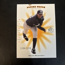 2001 SP Authentic - Future Watch Adrian Hernandez #93 /1250 (RC)