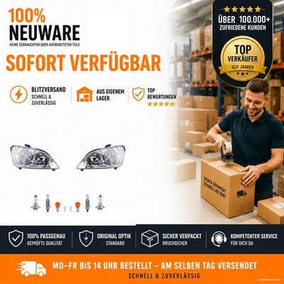 Scheinwerfer Set passend für Ford Focus C-Max L R Leucht. L R