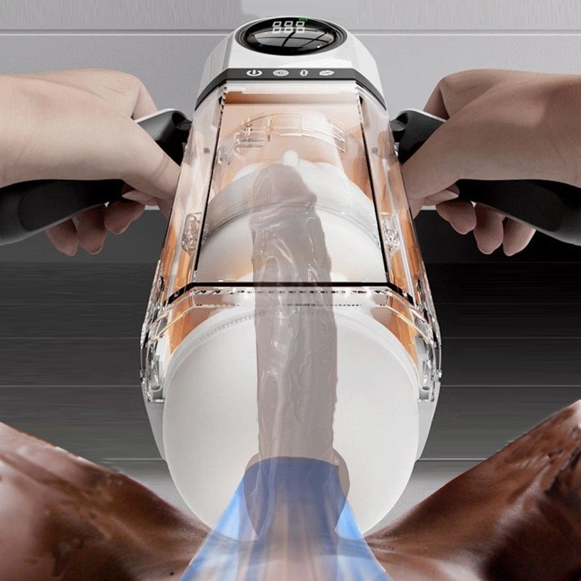 Masturbaters Automatic HandsFree Male Telescopic Sucking Cup Stroker Men Sex Toy