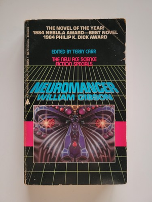 #ad #ad 1984 NEUROMANCER 1ST EDITION 3RD PRINT PAPERBACK WILLIAM GIBSON ACE SCI FI 1985 $145.00