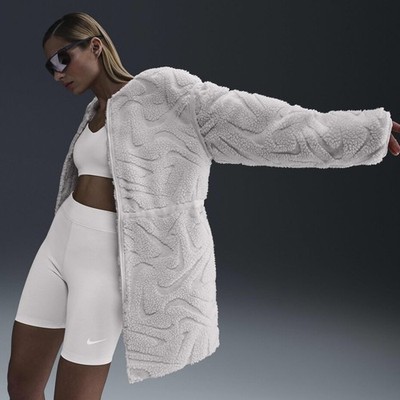 Brand new with tags, Nike womens fleece sherpa jacket,  off white/cream