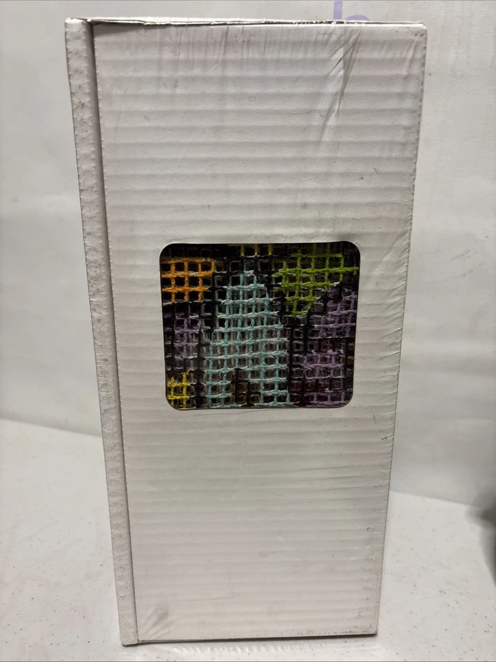 Dimensions Get Hooked Latch Hook Coloring Kit Colorful Elephant 16x16 New - Image 2 of 4