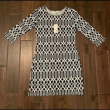 Jean-Pierre Klifa Daphne Celtic Navy Preppy Dress XS NWT