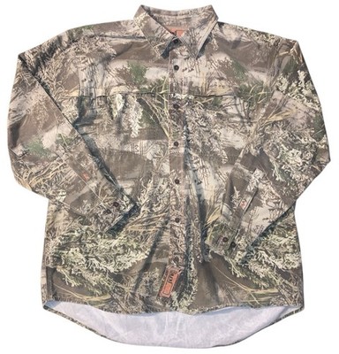 RedHead Silent-Hide Shirt Jacket Realtree Max Long Sleeve Pockets Mens 2XL
