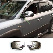 For Hyundai Tucson 2005 2006-2008 2009 Glossy Chrome Rear View Mirror Cap Cover