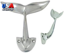 Small Whale Tail Hook Nautical Decor
