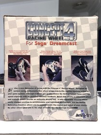 Concept 4 Racing Wheel For Sega Dreamcast