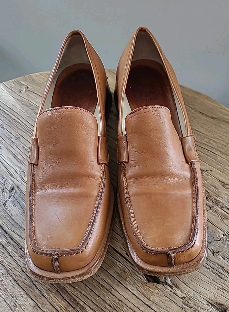 David & Joan Couture Mens Tan Leather Tassel Loafers Size 10.5 Dress Shoes Joan & David | Shoes | Vintage Joan David Leather Loafer  main image 2