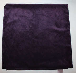 Kissenbezug lila | mit Reißverschluss |45 5 x 45 5 cm | Polyester | 2 Stück