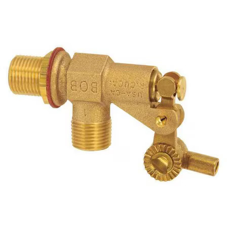 Bob R700l-3/4 Float Valve, 3/4 In., Bulkhead, Mnpt
