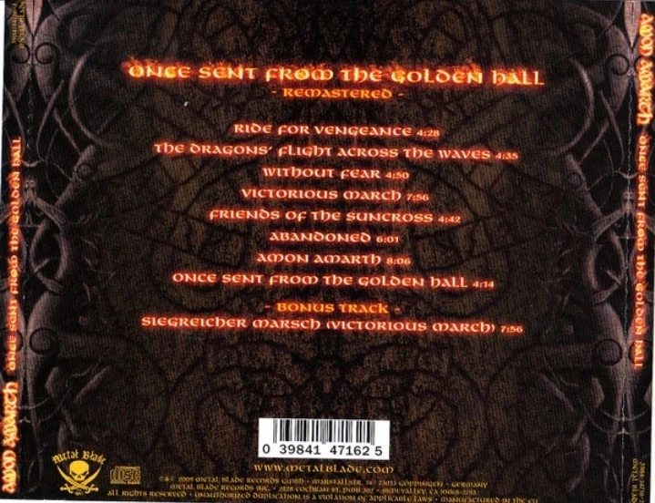 Amon Amarth - Once Sent From The Golden Hall - CD - Image 2 of 2