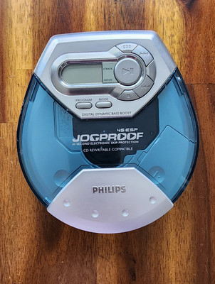 Philips Jogproof Portable CD Player 45 ESP Blue Model AX5111/17