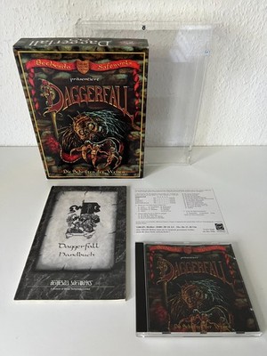 THE ELDER SCROLLS: DAGGERFALL - PC/CD - BIG BOX - CIB + NEW CASE - NO VGA/PIXEL