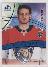 2020 Upper Deck SP Game Used Authentic Rookies Blue Burst /199 Chase Priskie o1h