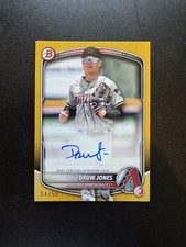 Druw Jones - 2025 Bowman Prospects Autographs - #BPA-DJ Gold /50