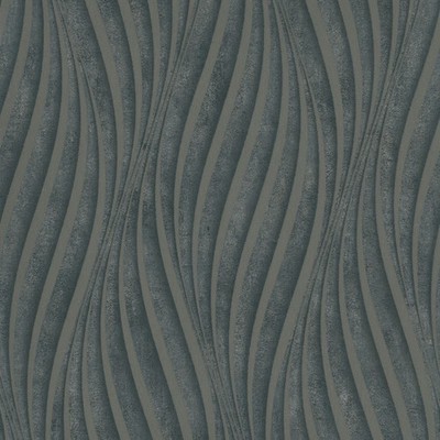 34264 - Urban Textures Wave Black Silver Galerie Wallpaper