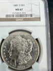 1881-S $1 Morgan Silver Dollar