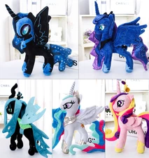 1PCS My Little Pony Nightmare Moon Coco Diamond Harmony Princess 14" Plush Doll