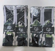 Weightlifting Wrist Straps with THUMB Loop Heavy Duty Workout Brace 2 Pack Camo