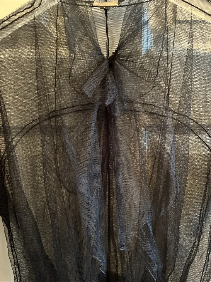 Blusa de hadas góticas de malla vintage talla grande ROZAE NICHOLS Foto 3 de 4