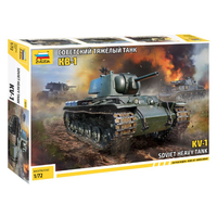 KV-1 Wwii Soviet Heavy Tank Kit 1:72 Zvezda Kit Mezzi Militari -D- Neues Modell