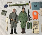 1964- 2 Vintage ~ G.I. Joe Dolls With Clothes And Accessories