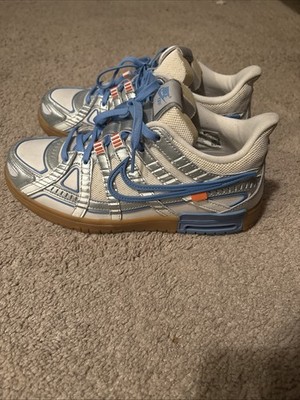 Nike Off-White Rubber Dunks Unc University Blue Size 9.5