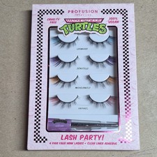 Profusion Cosmetics TMNT Lash Party! 4 Pair F...